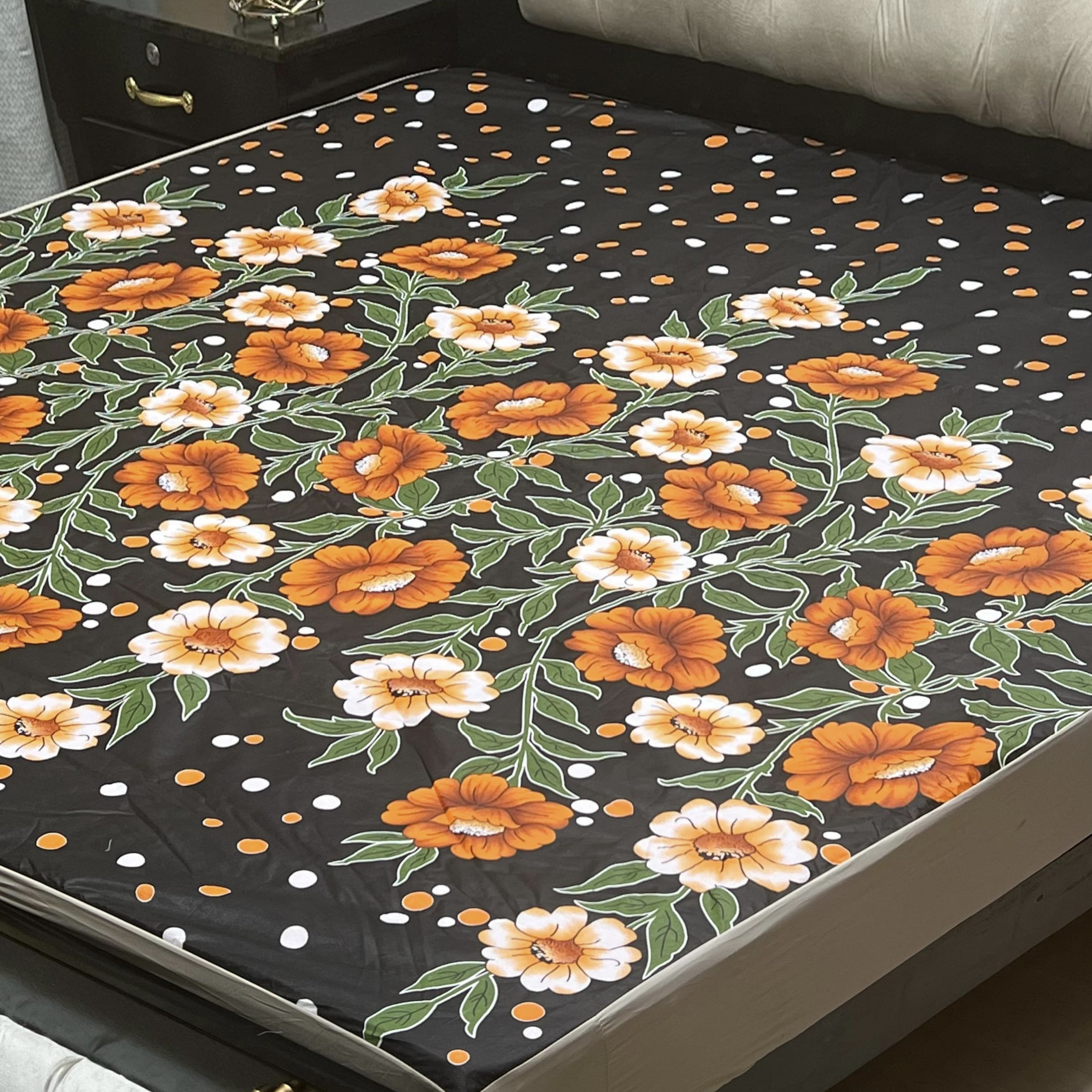 Printed Waterproof Mattress Cover – Standard King Size