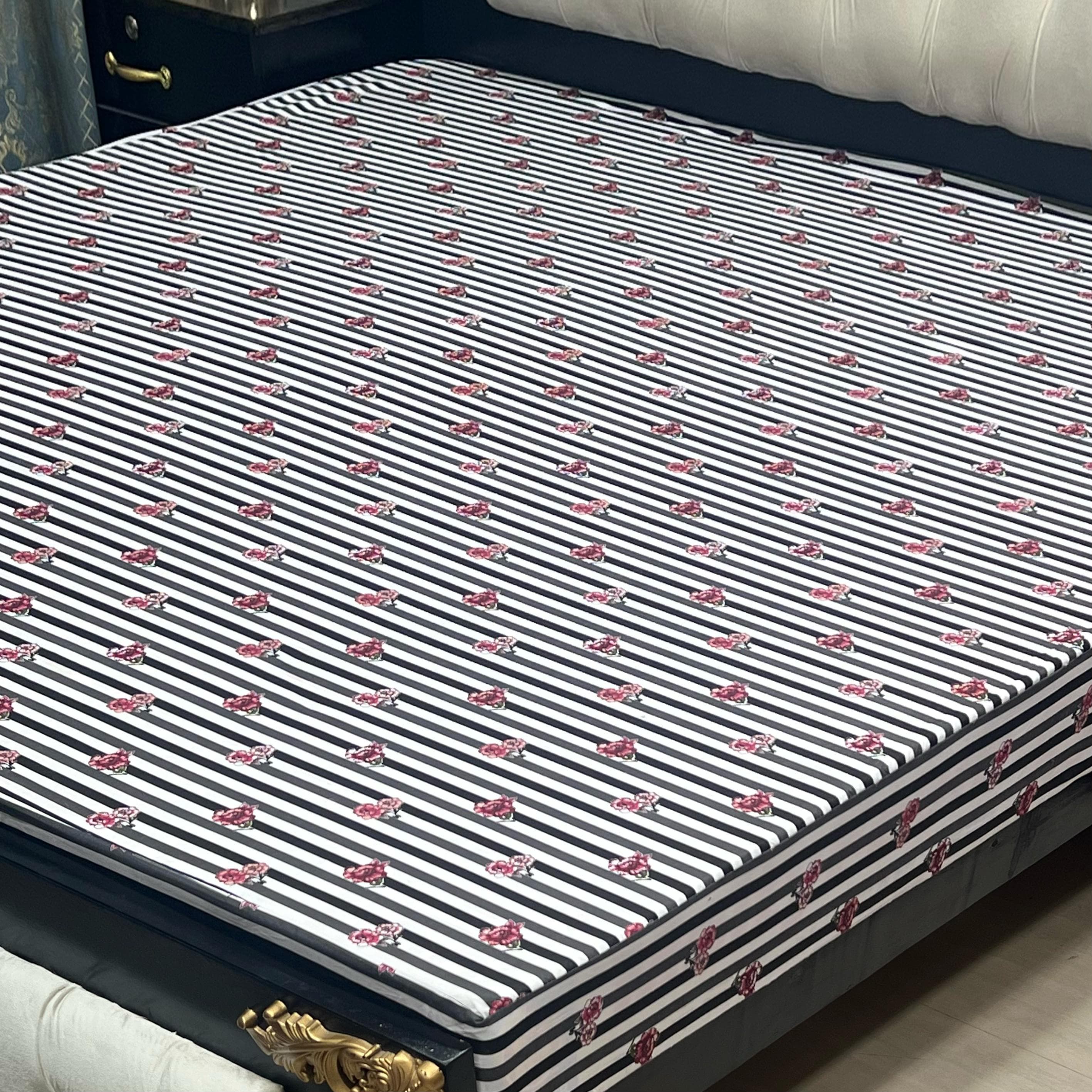 Printed Waterproof Mattress Cover – Standard King Size