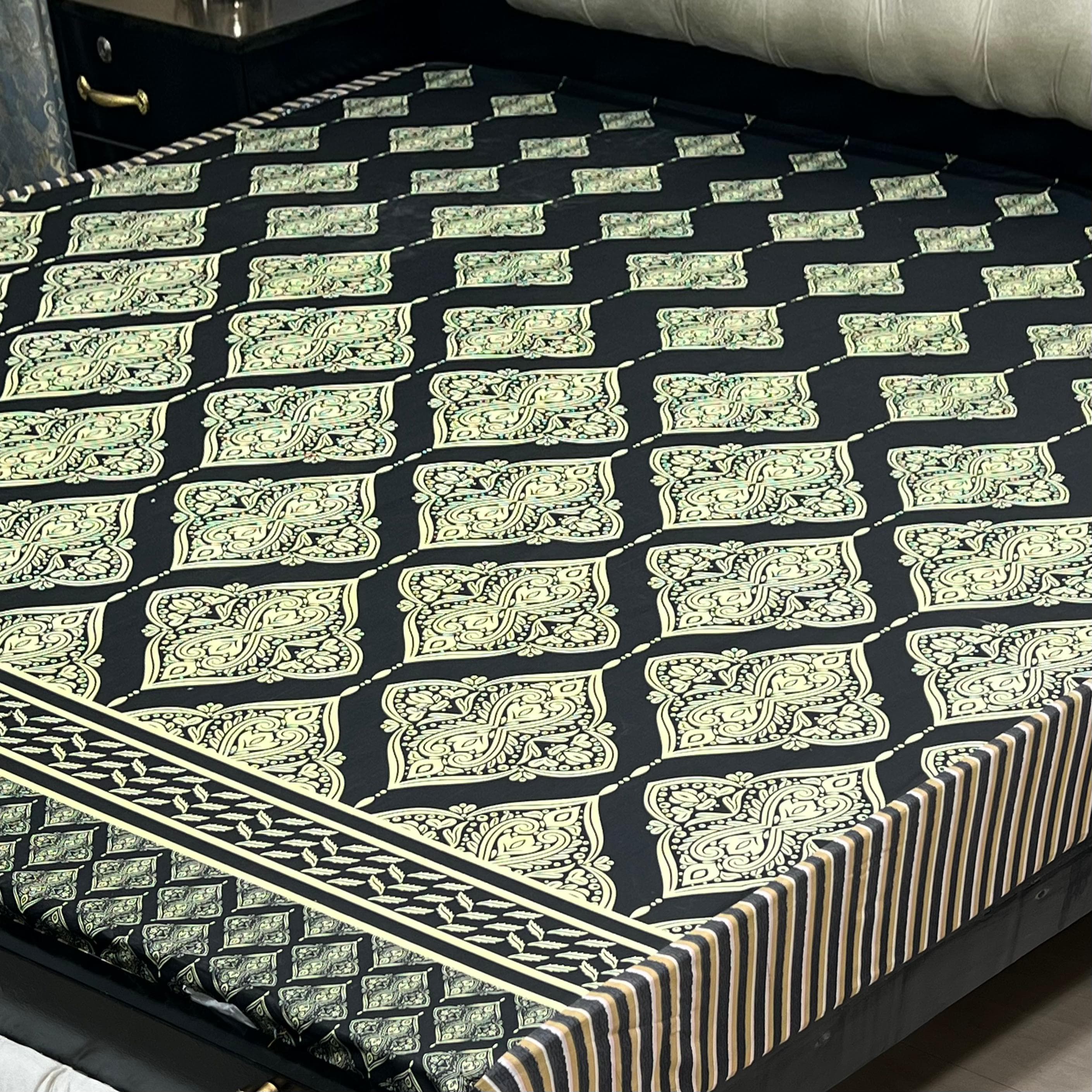 Printed Waterproof Mattress Cover – Standard King Size