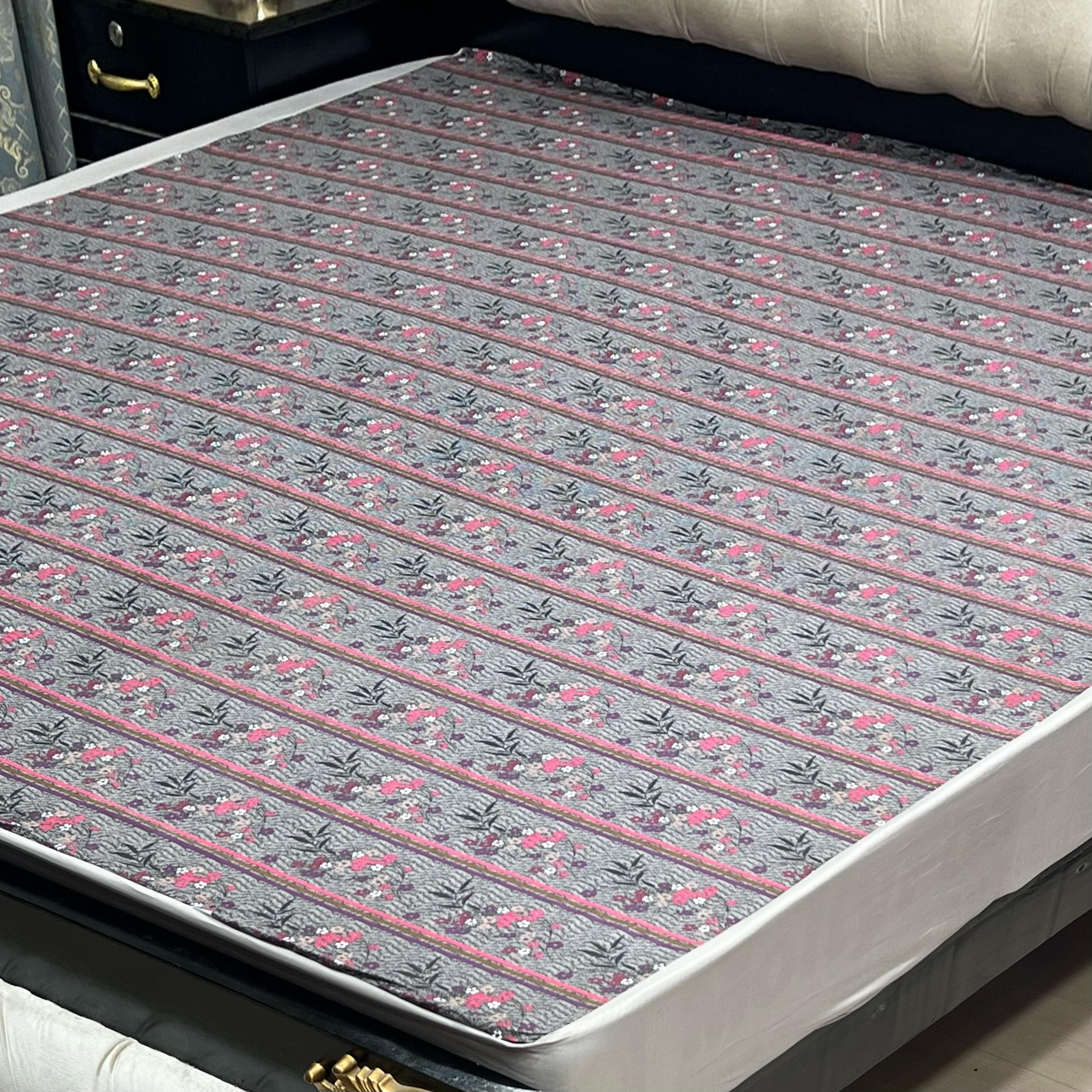 Printed Waterproof Mattress Cover – Standard King Size