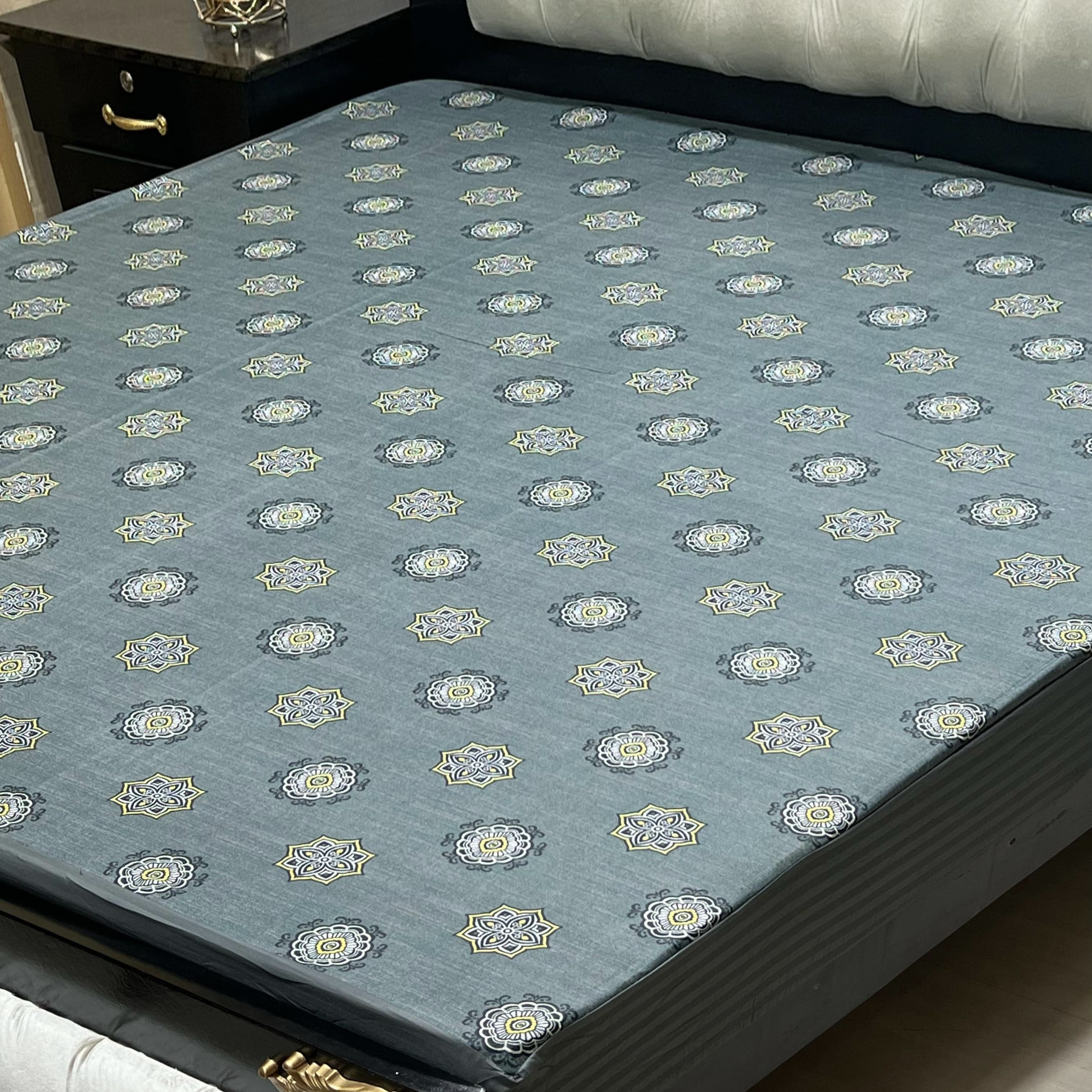 Printed Waterproof Mattress Cover – Standard King Size
