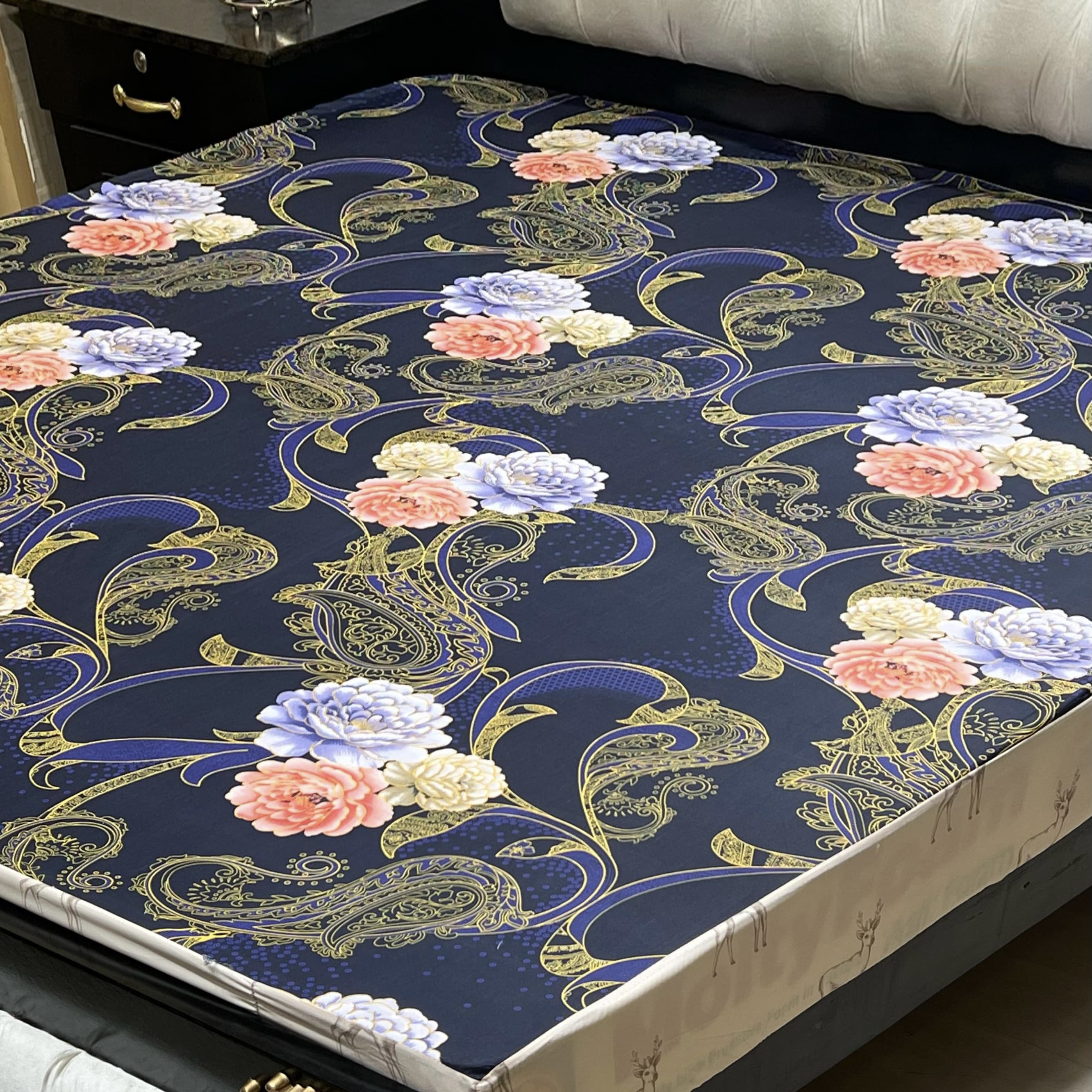 Printed Waterproof Mattress Cover – Standard King Size