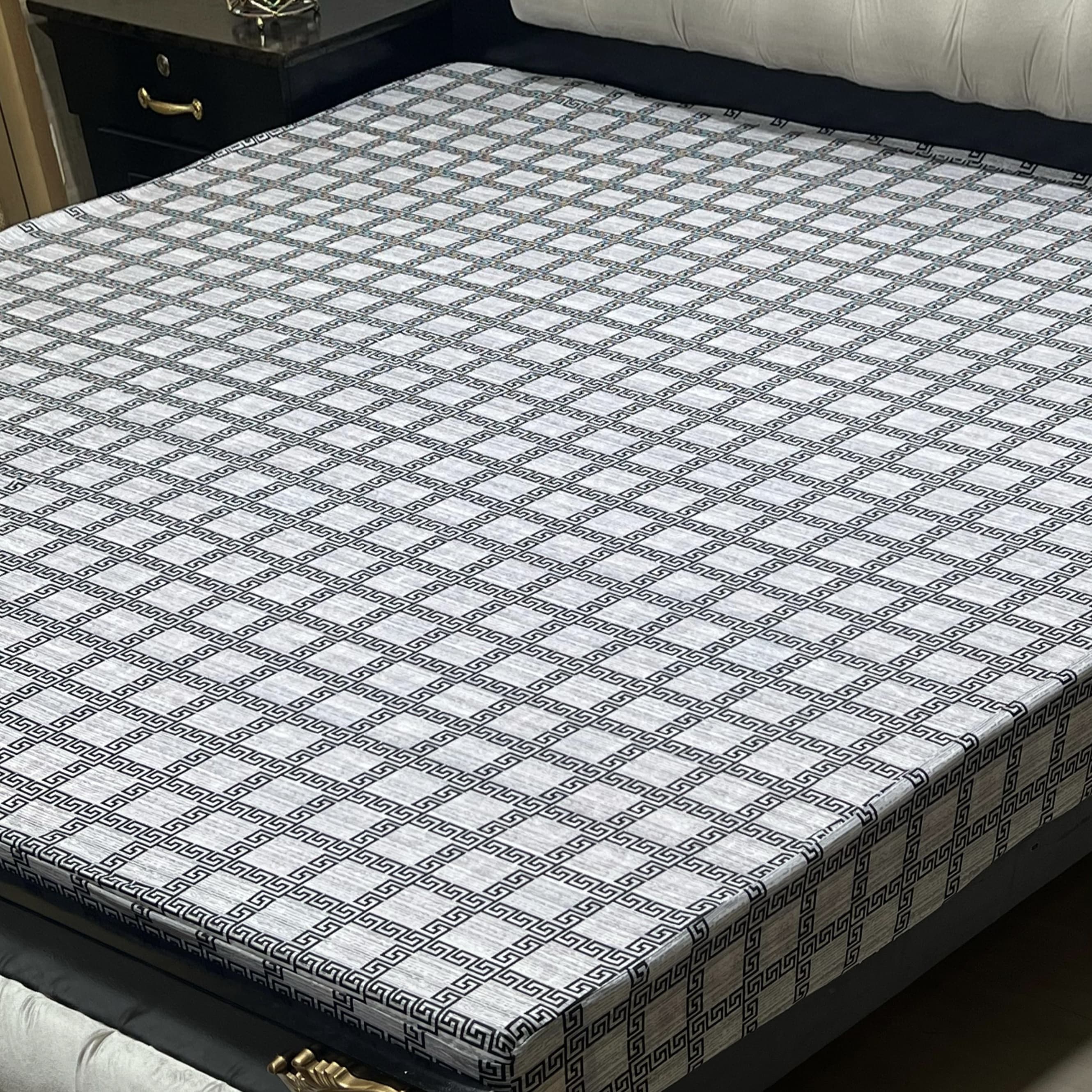 Printed Waterproof Mattress Cover – Standard King Size