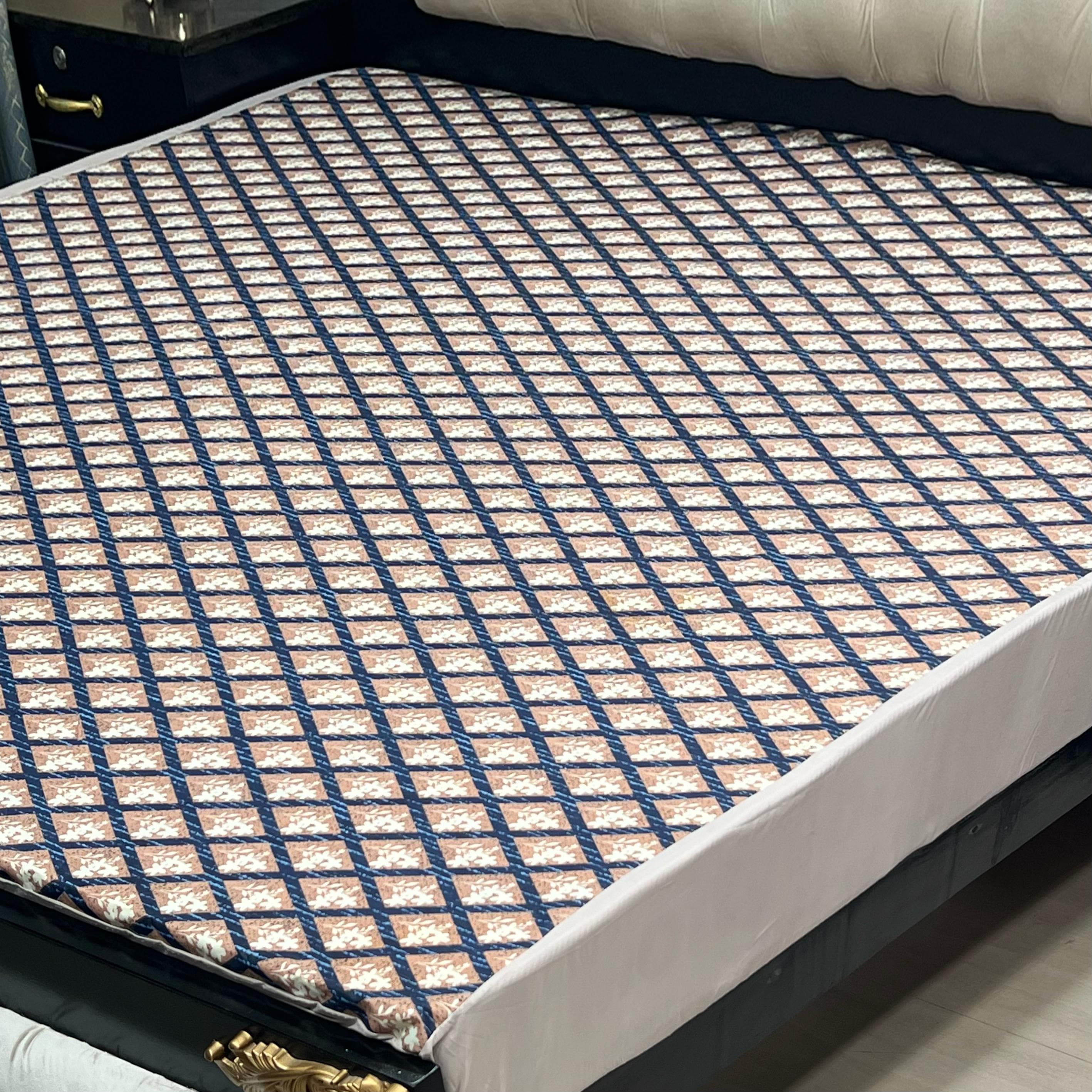 Printed Waterproof Mattress Cover – Standard King Size