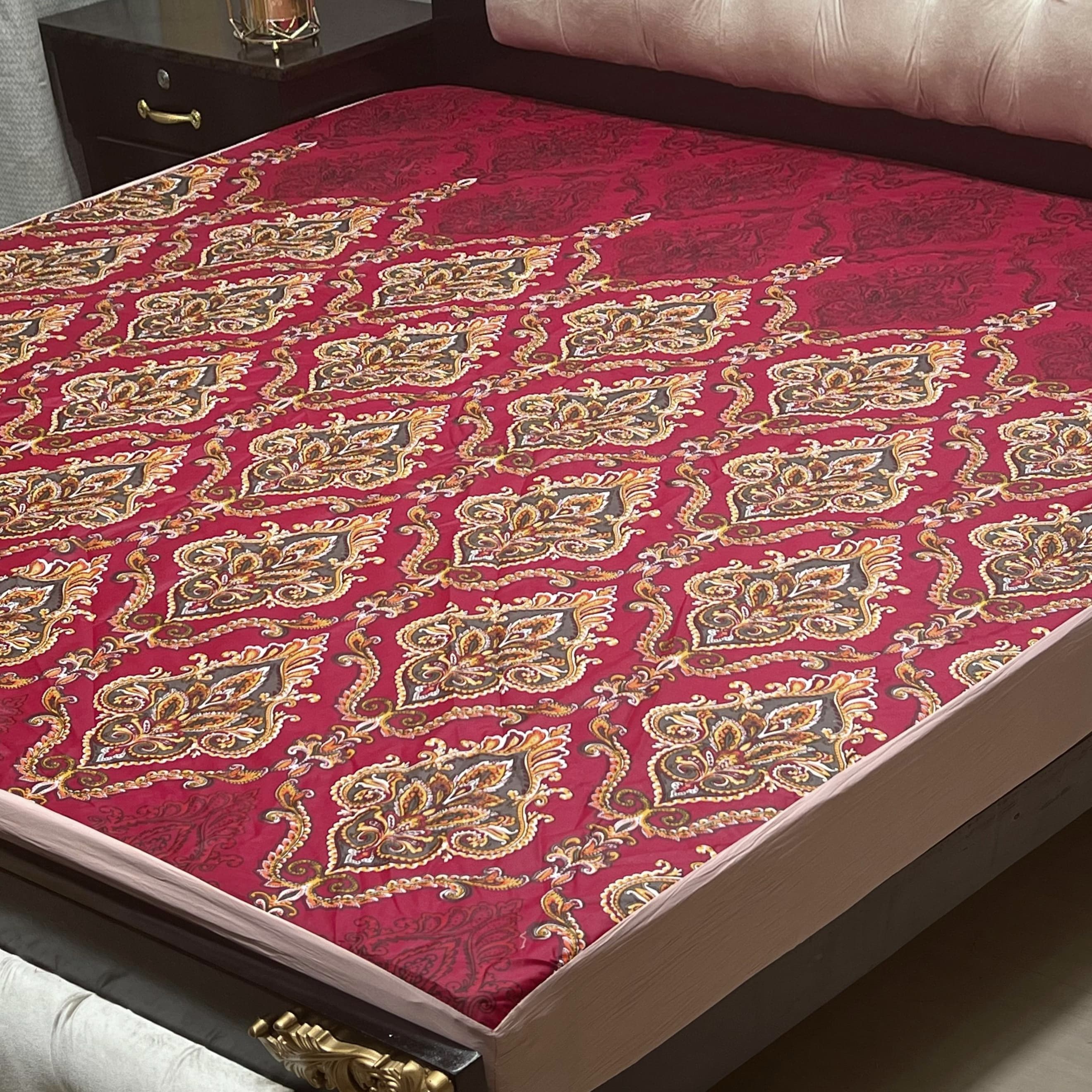 Printed Waterproof Mattress Cover – Standard King Size