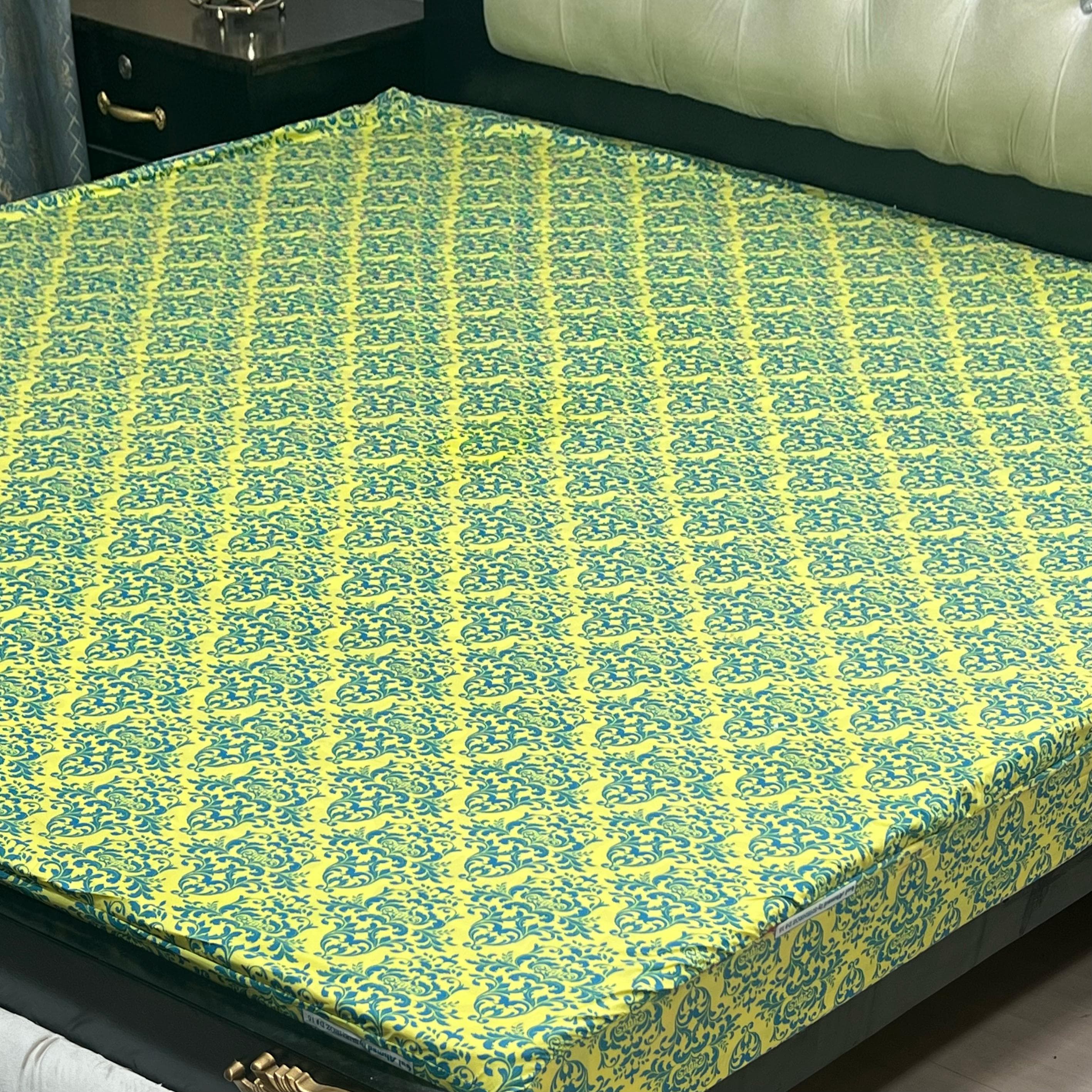 Printed Waterproof Mattress Cover – Standard King Size